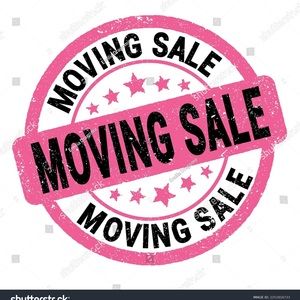Moving Sale. downsize needed